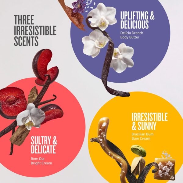 SOL DE JANEIRO Rio Trio Body Cream Discovery Set - Brazilian Bum Bum Cream, Delicia Drench Body Butter, Bom Dia Bright 50 ml - Amazon Exclusive