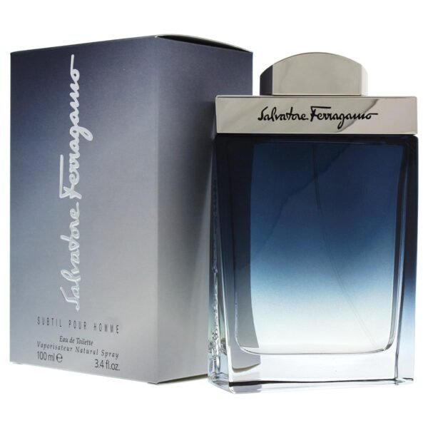81UriH8yeSL._SL1500_.jpg Salvatore Ferragamo Subtil Eau de Toilette Spray for Men, 3.4 Ounce