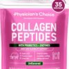 Physician's CHOICE Collagen Peptides - Hydrolyzed Protein Powder for Hair, Skin, Joints - Grass Fed, Non-GMO