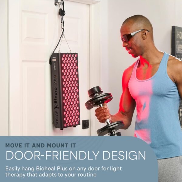 81YM8BjqvSL._AC_SL1500_.jpg Lifepro Red Light Therapy for Body, Face - Near Infrared Light Therapy Panel - Lessens Pain, Inflammation, Skin Health - 660nm and 850nm Red and Near Infrared LEDs to Improve Circulation