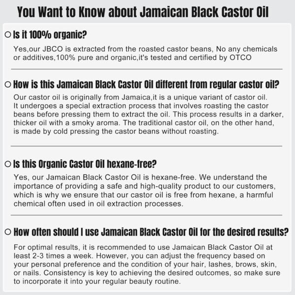 GoldWorld100% Organic Pure Black Castor Oil Cold Pressed,for Hair Eyebrows Eyelash Growth Serum to Grow Lashes,Castor Oil for Skin Body Face,Caster Oils Unrefined in Glass Bottle Hexane Free