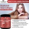 81ZnSjyZ6WL._AC_SL1500_.jpg Wholesome Wellness Multi Collagen Protein Powder Hydrolyzed (Type I II III V X) Grass-Fed All-in-One Super Bone Broth + Peptides - Premium Blend of Beef, Chicken, Wild Fish, Eggshell, 58 Servings