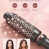 81aCSBdjiAL._SL1500_.jpg Wavytalk 5 in 1 Curling Iron Set with Curling Brush and 4 Interchangeable Ceramic Curling Wand (0.35"-1.25”), Instant Heat Up, Dual Voltage Hair Curler