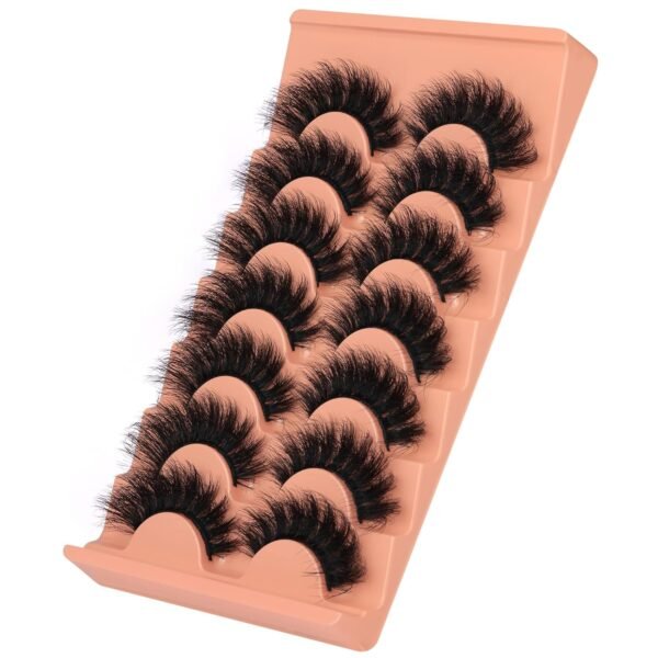 81aDFvvci3L._SL1500_.jpg Mink Lashes Full Volume False Eyelashes 18mm Dramatic Faux Mink Eyelashes Natural Look Cat Eye Volume Eye Lashes Multipack by Focipeysa