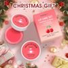 81aLPiBhqML._SL1500_.jpg Lip Scrub & Lip Mask Set, Cherry Lip Exfoliator Scrub, Christmas Gifts Stocking Stuffers Gift for Women, Overnight Suger Lip Treatment, Repair Dry Cracked Lips - with Lip Brush (10g*2)