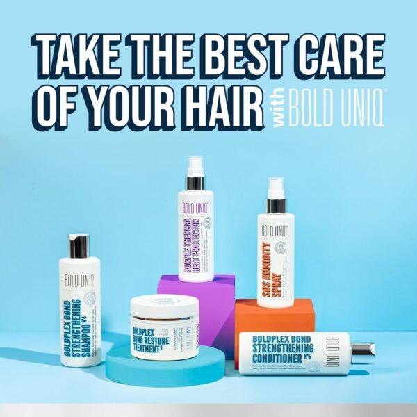 BoldPlex Hair Mask - Deep Conditioner For Dry, Damaged Hair - Mascarilla Para El Cabello - Helps Repair & Nourish Curly, Bleached, or Frizzy Hair - 6.76 Fl Oz