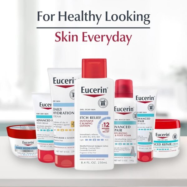 81brIH7QZZL._SL1500_.jpg Eucerin Skin Calming Cream - Full Body Lotion for Dry, Itchy Skin, Natural Colloidal Oatmeal Enriched - 14 oz. Tube