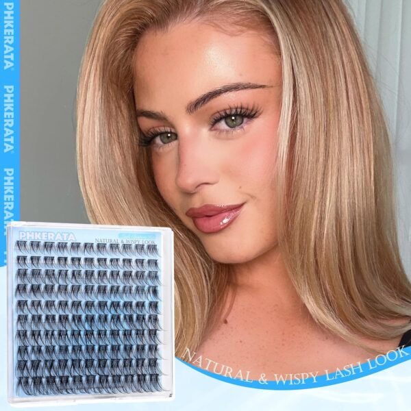 81cNTi6Z9rL._SL1500_.jpg Natural Lash Clusters Wispy Eyelash Clusters 110 pcs Cluster Eyelash Extensions C Curvature Individual Lashes 10-16 mm Mix Length Natural Look Lashes Clusters with Thin Lash Band