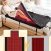 2025 Upgraded Triple-Mode Red Light Therapy Mat for Full Body Pain Relief, 73.0" x 33.4" Whole Body Coverage with 2570 Dual-Wave (660nm & 850nm) LEDs, Premium Leather, Multi-Mode Customization(Black)