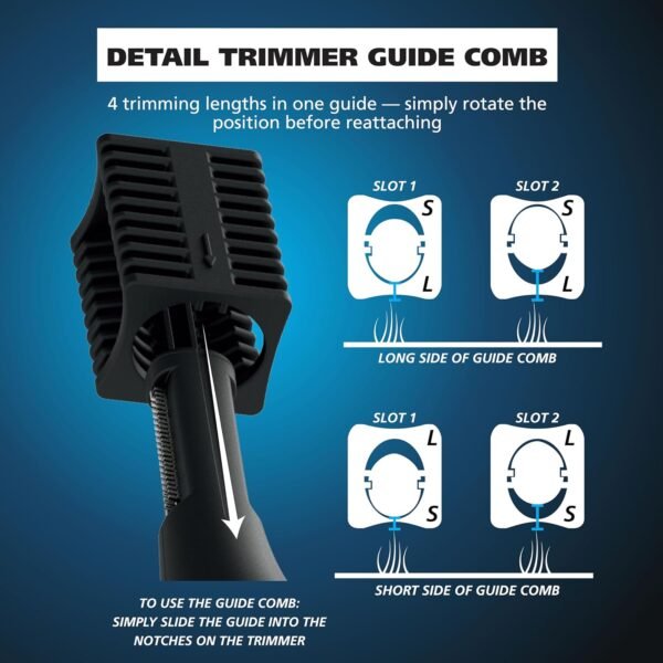 81cnBYzBi8L._SL1500_.jpg Wahl Pro Series® Rechargeable Eyebrow, Ear & Nose Hair Trimmer for Men – Painless DualTech® Eyebrow Trimmer & Facial Hair Removal Device – Model 3025656