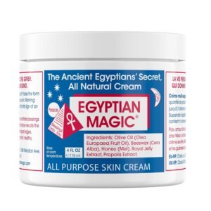 81d2kcOAyWL._SL1500_.jpg Egyptian Magic - All Purpose Face, Body, and Dry Skin Moisturizing Cream, Skin Protectant for Women & Men, Eczema Care Healing Balm, Scar Treatment, Stretch Marks, and Tattoo Aftercare, 4oz Jar