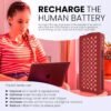 81ec7Zt8HRL._AC_SL1500_.jpg Hooga Red Light Therapyfor Face & Body, 60 LEDs, 660nm Red 850nm Near Infrared with Timer for Pain Relief, Skin Health, Anti-Aging, Sleep, Energy & Recovery, Includes Hanging Kit & Handle - HG300