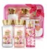 Portable Bath and Body Care Travel Set for Women & Girls, Rose 3PCS Set - Shower Gel, Body Lotion, Body Mist, Personal Body Care Gift Set for Birthday Mother's Valentine's Day Gifts for Her