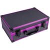 SHANY Carry All Makeup Train Case with Pro Makeup Set, Makeup Brushes, Lipsticks, Eye Shadows, Blushes, Powders, and more - Reusable Makeup Storage Organizer - Premium Gift Packaging - Purple