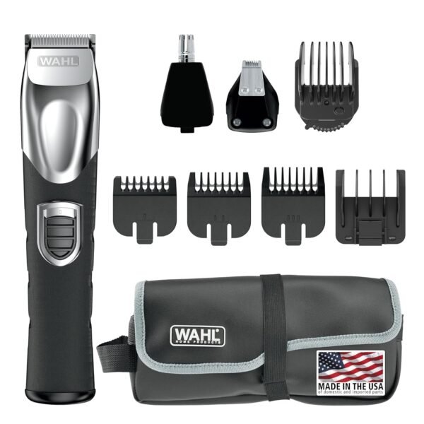81gMm6JooHL._SL1500_.jpg Wahl USA Rechargeable Lithium Ion All in One Beard Trimmer for Men with Detail and Ear & Nose Hair Trimmer Attachment – Model 9854-600B
