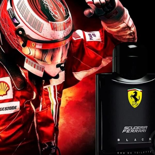 Ferrari Scuderia Black Eau De Toilette Spray For Men, 4.2 Ounce