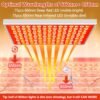 Red Light Therapy for Body Face, Infrared Light Therapy with Stand, Red Lights Therapy Lamp Panel, LED 660nm 850nm Near Infrared Redlight Therapy Device for Full Body Skin Home