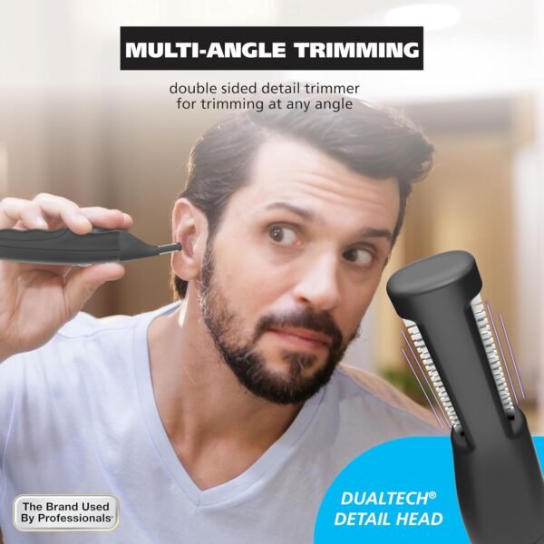 81h1JSL1hhL._SL1500_.jpg Wahl Pro Series® Rechargeable Eyebrow, Ear & Nose Hair Trimmer for Men – Painless DualTech® Eyebrow Trimmer & Facial Hair Removal Device – Model 3025656