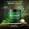 Majestic Pure Tea Tree Oil Face Cream | Cream for Dry & Itchy Skin, Acne, Scar, Day & Night Moisturizer Face Cream for Women & Men | 8 Oz