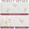 81ium6ldrEL._AC_SL1500_.jpg Quilted Makeup Pouch,Cotton Puffy Makeup Bag, Coquette Cosmetic Bag for Women and Girls, Aesthetic Organizer Bag, Cute Flower Travel Toiletry Bag