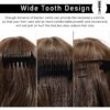 81jThzPgDCL._SL1500_.jpg Sieral 4 Pcs Hair Comb Styling Set Double Side Tail Combs with Pick Barber Wide Tooth Tool for Men Women Beard Hairstylist Tools African American Accessories, Black, 4 Styles