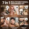 Ufree Beard Trimmer for Men, Electric Razor Shavers, Cordless Hair Clippers, Shaving Kit for Mustache, Body, Nose, Ear and Face,7 in 1 Beard Grooming Kit, Birthday Gifts for Men Father Dad
