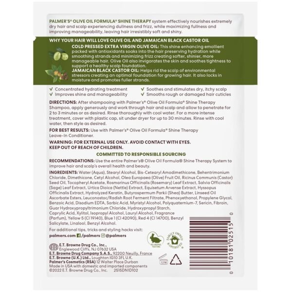 Palmer's Olive Oil Formula Deep Conditioner Packet, 2.1 Ounces