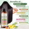 Blend Of Pure Rosemary Oil With Castor, Batana, Jojoba Oil - Infused With Biotin & Vitamin E-Blend of Effective Hair Oils for Hair Growth-Strengthening Treatment 6 Fl Oz