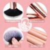 81kGzxXbqlL._SL1500_.jpg Makeup Brushes Set, Mlemle Professional 26 Pcs Makeup Kit, Include Powder Foundation Concealers Blush Eye shadows 21 Pcs Makeup Brushes and 2 Powder Puff, 3 Makeup Sponge(A01-Pink)