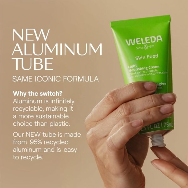81lMZUFGLNL._SL1500_.jpg Weleda Skin Food Light Nourishing Body Cream 2.5 Fluid Ounce, Plant Rich Hydrating Moisturizer with Chamomile, Calendula and Pansy