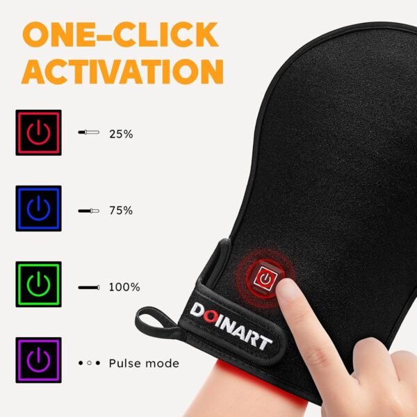 Red Light Therapy Device for Hands, Near Infrared Light Therapy Glove, for Hand Stiffness - Red Light Therapy at Home.