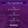 ResVitale Collagen Enhance - Beauty Supplement with Hyaluronic Acid & Resveratrol - 120 Capsules