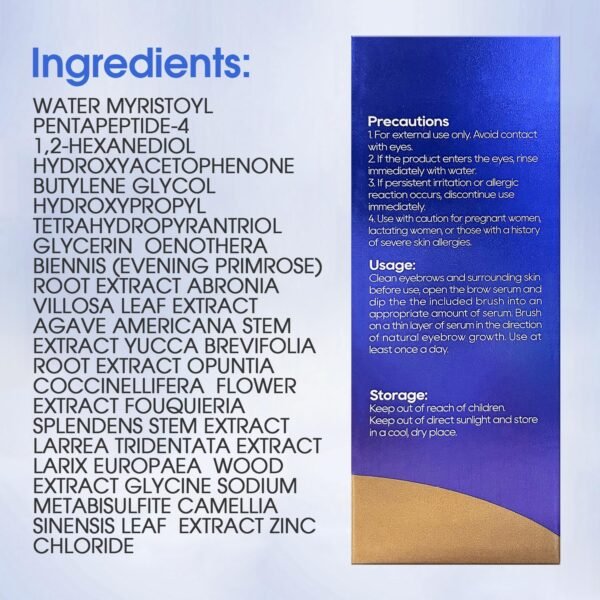 81mBGzWJvL._SL1500_.jpg Eyebrow Growth Serum Plant Extracts Brows Growth Serum for Women Regrowth Eyebrow Hair Growth Thicker, Longer, Fuller -5ml
