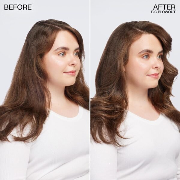 Redken Big Blowout Heat Protection Jelly For All Hair Types - Blowdry gel, Offers Shine and Texture with Frizz Control, Provides Volume for Fine Hair