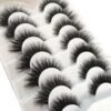 81nANidCmrS._SL1500_.jpg Pooplunch False Eyelashes Cat Eye Wispy Faux Mink Lashes Pack Fluffy Short Natural Fake Lashes 7 Pairs Multipack