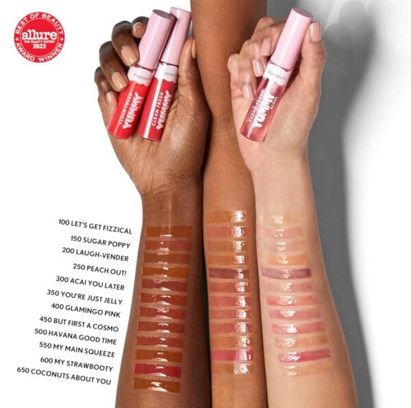 81ne373B2yL._SL1500_.jpg COVERGIRL Clean Fresh Yummy Lip Gloss, Sheer, Natural Scents, Vegan Formula - Havana Good Time