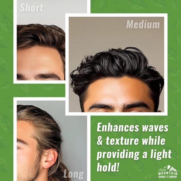 Rocky Mountain Barber Company Styling Hair Cream, White