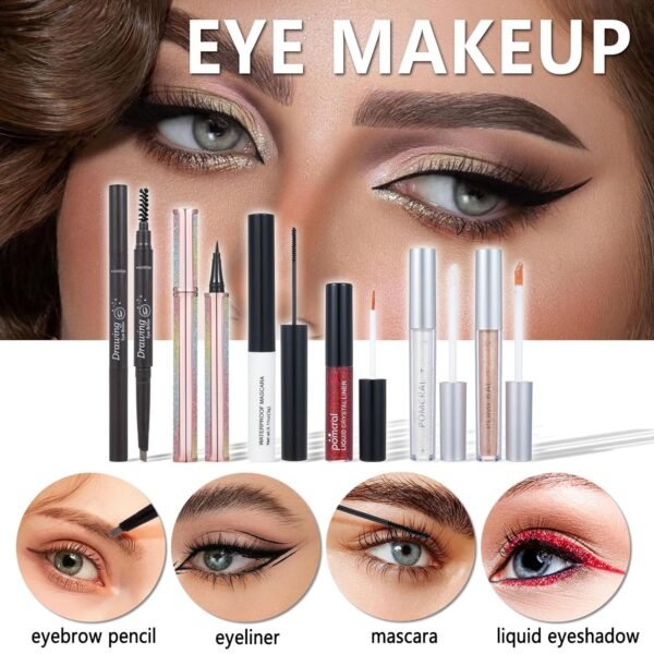 Makeup Kit For Girls,Full Makeup Set For Wonmen Includes 40 Colors Eyeshadow Palette Lip Gloss Liquid Lipstick Make up Sponge Brushes Eyebrow Concealer With Makeup Bag