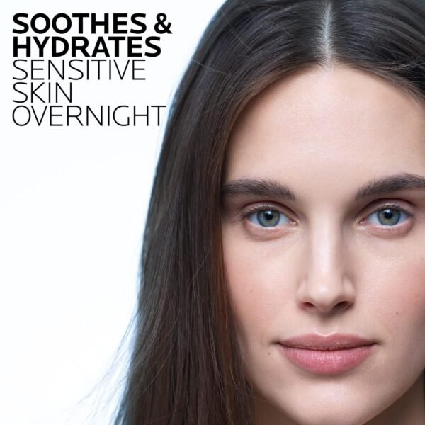 La Roche-Posay Toleriane Dermallergo Night Cream for Face, Intense Soothing Moisturizer with Vitamin E, Allergy Tested, for Sensitive Skin, Formerly Toleriane Ultra Night