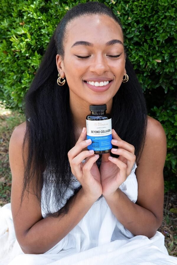 81pGC6awO-L._AC_SL1500_.jpg Live Conscious Beyond Collagen Multi Collagen Capsules - Types I, II, III, V & X - Hydrolyzed Blend with Biotin & Vitamin C for Hair, Skin, Nails 90 Capsules