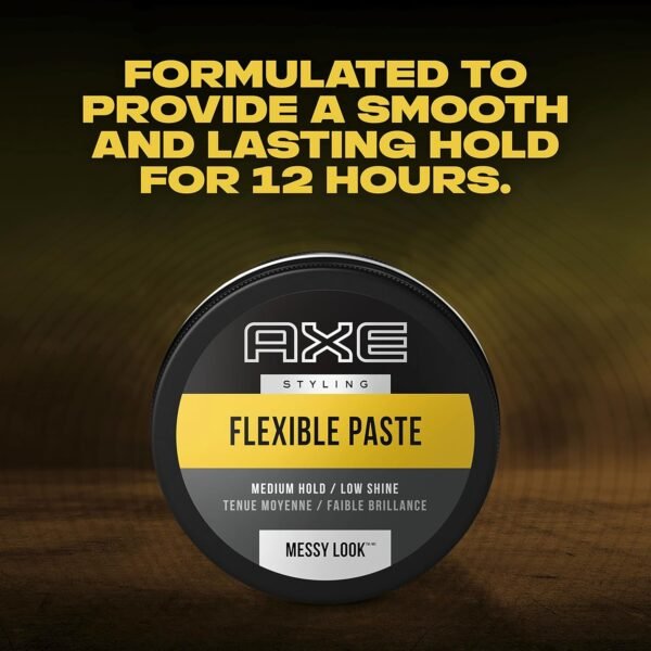 81pIQSfHlQL._SL1500_.jpg AXE Styling Flexible Hair Paste Urban Messy Look 2 Count for An Instant Texture Boost Hair Styling Made Easy 2.64 oz