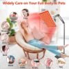 Red Light Therapy for Body Face, Infrared Light Therapy with Stand, Red Lights Therapy Lamp Panel, LED 660nm 850nm Near Infrared Redlight Therapy Device for Full Body Skin Home