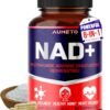 NAD+ Supplement with Nicotinamide Riboside NR, Resveratrol, Quercetin - Cellular Energy & Repair, Vitality, Healthy Aging (90 Count (Pack of 1))