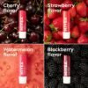 81r1CdJ-EtL._SL1500_.jpg NIVEA Lip Care, Fruity Tinted Lip Balm Variety Pack, Cherry, Strawberry, Blackberry and Watermelon Flavors, 3-in-1 Moisture, Repair and Color, 0.17 Oz Stick, Pack of 4