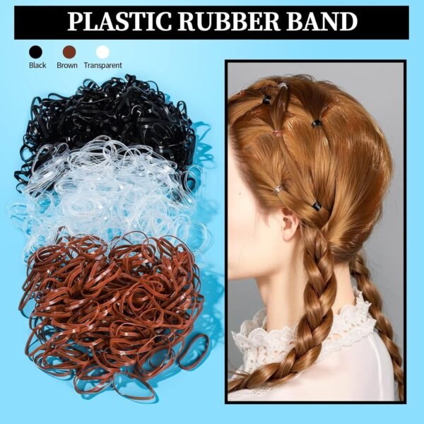 81rwkY30a6L._SL1500_.jpg FANDAMEI Hair Accessories Kit - Elastic Hair Ties, Cotton Bands, Rubber Bands, Hair Pins, Rat Tail Comb for Women