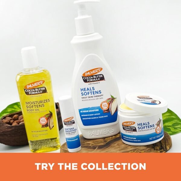 81swbEndo8L._SL1500_.jpg Palmer's Cocoa Butter Formula Moisturizing Swivel Stick with Vitamin E, Lip Balm for Beach Bag, Face & Body Moisturizer Stick, Ideal for Treating Dry Skin Patches (Pack of 3)