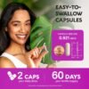 81tF4n1iY4L._AC_SL1500_.jpg Multi Collagen Peptides - Hydrolyzed Types I, II, III, V & X - Collagen Supplement for Women 1300mg - w/ Hyaluronic Acid, Vitamins C & E - Skin, Hair, Nails & Joint Support - Made in USA, 120 Capsules