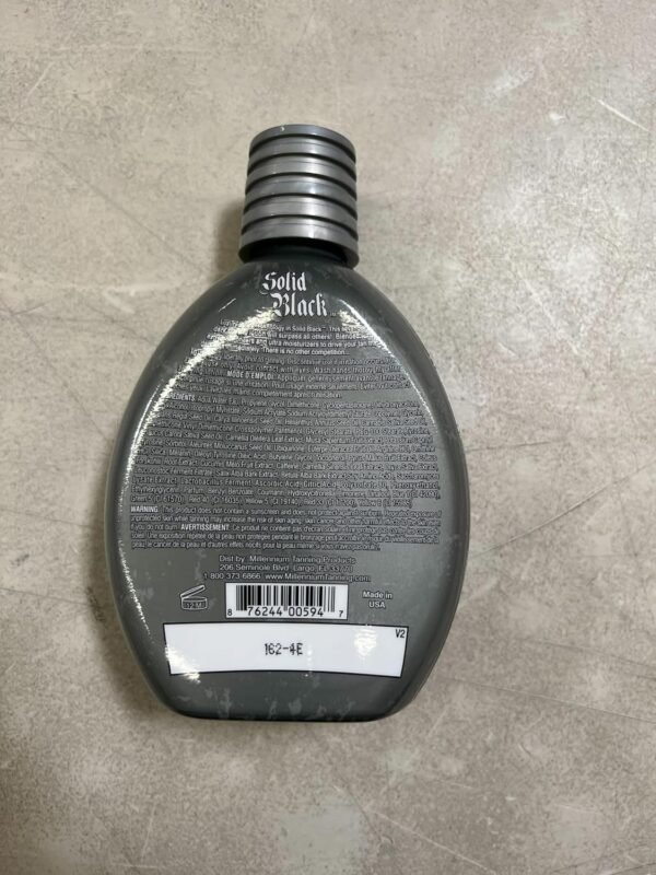 Millennium Tanning Solid Black 100X Indoor Tanning Lotion for Tanning Beds (13.5 Fluid Ounces)