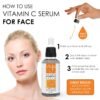 Vitamin C Serum - Anti Ageing, Hydrating & Brightening Serum for Face with Hyaluronic Acid - Uniquely Designed Day & Night Serum