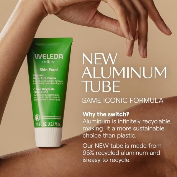81uh-tqhqVL._SL1500_.jpg Weleda Skin Food Original Ultra-Rich Body Cream 2.5 Fluid Ounce, Plant Rich Hydrating Moisturizer with Pansy, Chamomile and Calendula